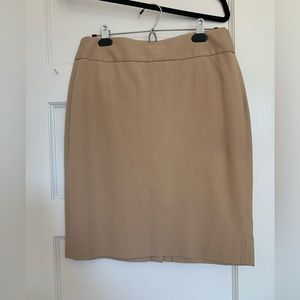 Banana Republic camel pencil skirt size 8